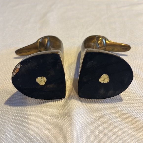 Brass duck book ends - Picture 2 of 3